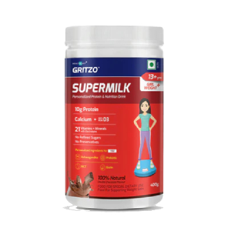 SuperMilk Personalized Protein & Nutrition Mix Drink for Girls Worth Rs. 799 At Just Rs. 219 After Cashback